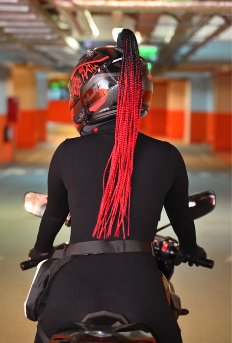 Coada afro pentru casca moto/scuter/atv etc