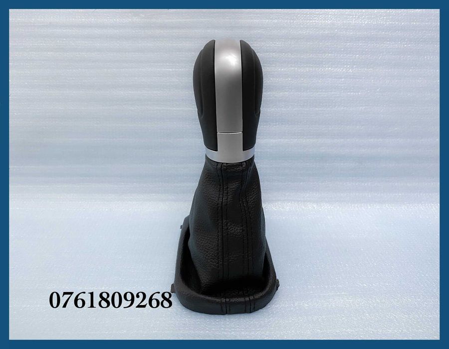 Manson + nuca schimbator din piele DSG pentru VW Golf 6 / Jetta / Eos / Passat B7 / CC / Tiguan / Sharan / Seat Alhambra