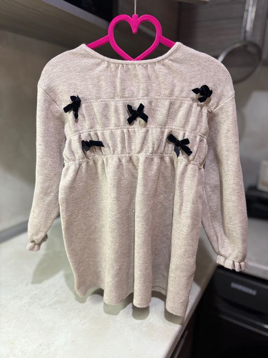 Детска трикотажна рокля Zara