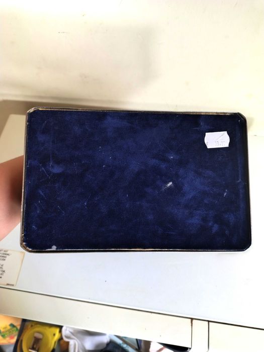 Страхотна Стара Посребрена Кутия За Бижута