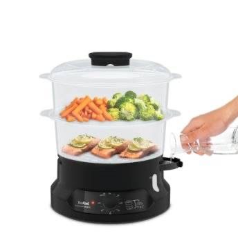 Aparat de gatit la aburi TEFAL MiniCompact VC139810, 2 cosuri