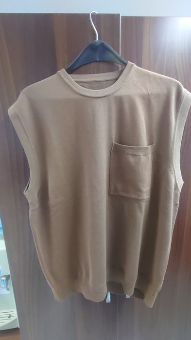 Мъжки памучен елек Zara L