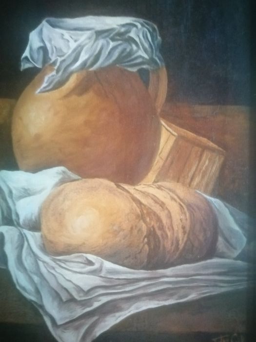 Маслена картина на платно, закупена от Испания.