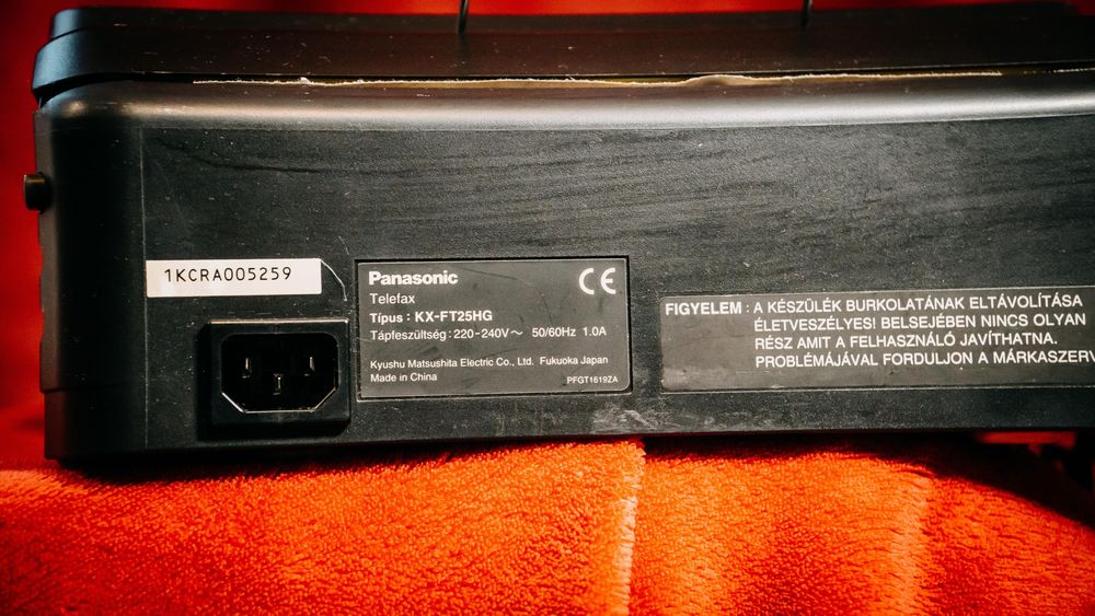 Telefax Panasonic KX-FT25HG