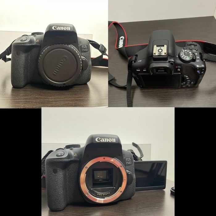 Pachet foto–video complet Canon EOS 750D