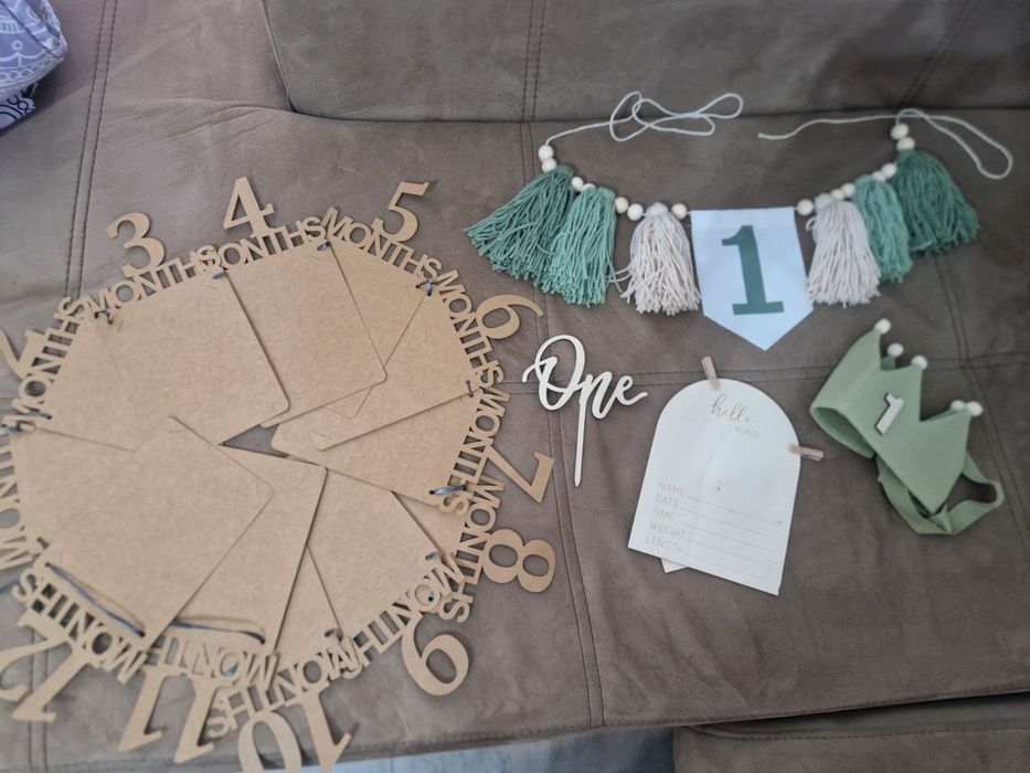 Декорация рожден ден 1 г. момче