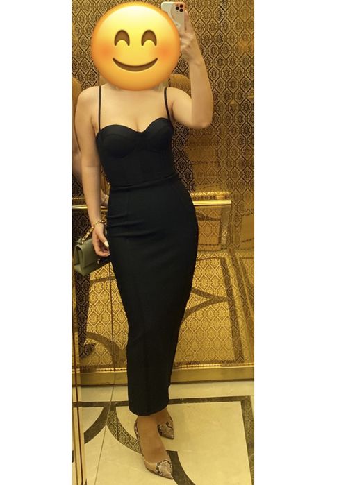 Бандажное платье