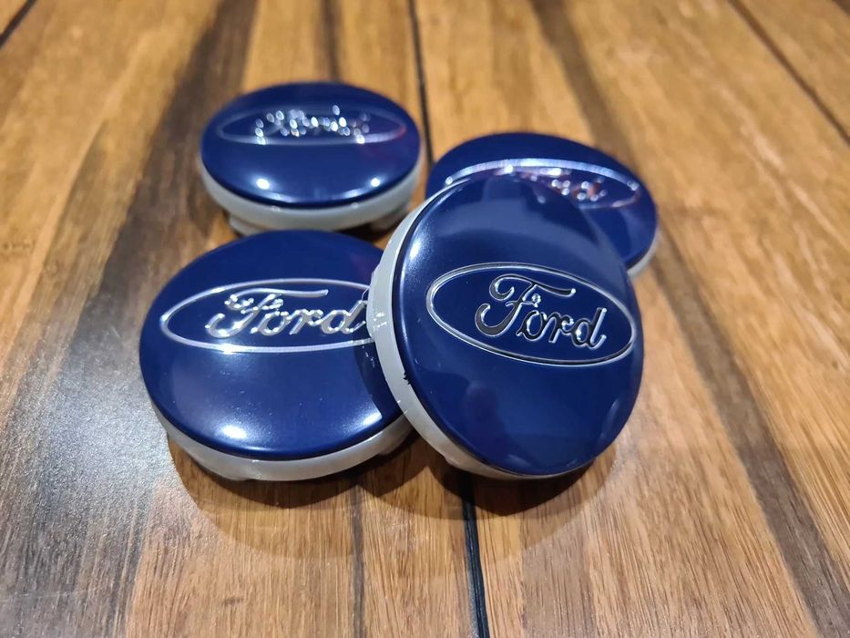 Капачки за джанти Форд 54мм и 60мм Сини