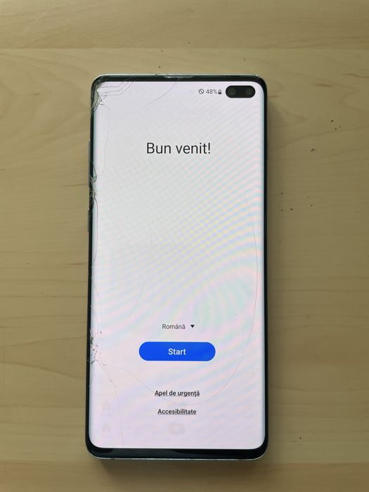 Samsung Galaxy S10+ 128GB Prism Blue spart, funcțional