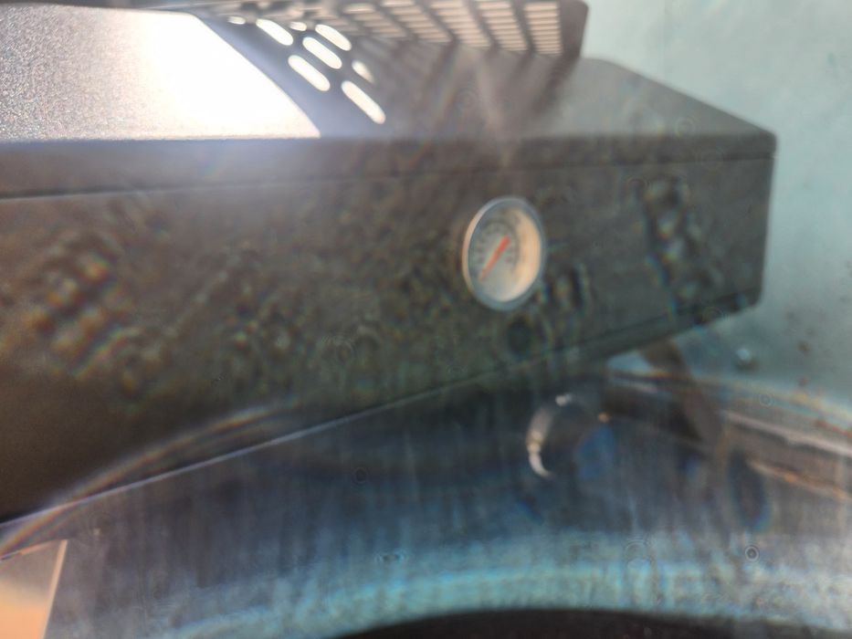 пещ за пици 40см отвор професионална на газ с ротационна подложка