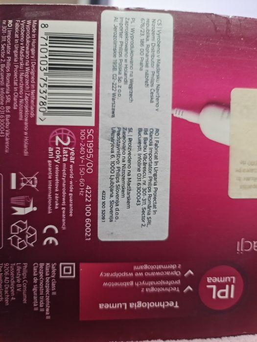 Epilator IPL PHILIPS Lumea SC1995/00 Advanced