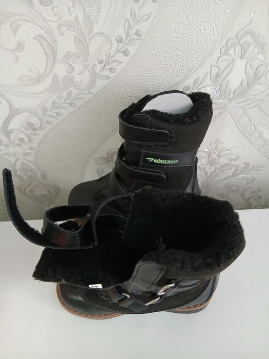 Ортопедические ботинки коженные