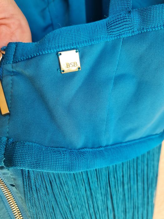 Rochie BSB cu franjuri,NOUA! Superba,Spatele gol!