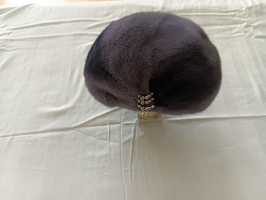 Берет норковый женский