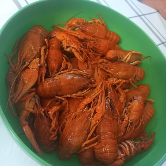 Живые и варёные раки