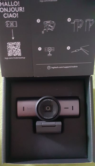 Camera Web MX Brio 4k @ 30FPS; FullHD @ 60FPS