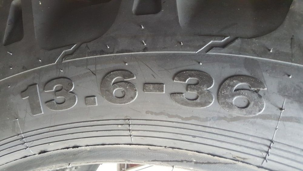 Cauciucuri 13.6-36 OZKA cu 8 pliuri anvelope noi tractor spate R36