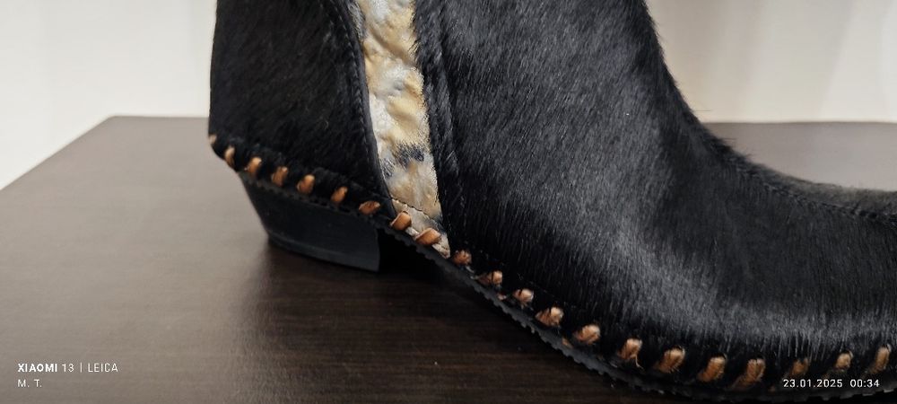 Ботуши от естествена кожа Италиански ръчно изработени