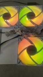 Комплект ARGB вентиляторов для корпуса пк.