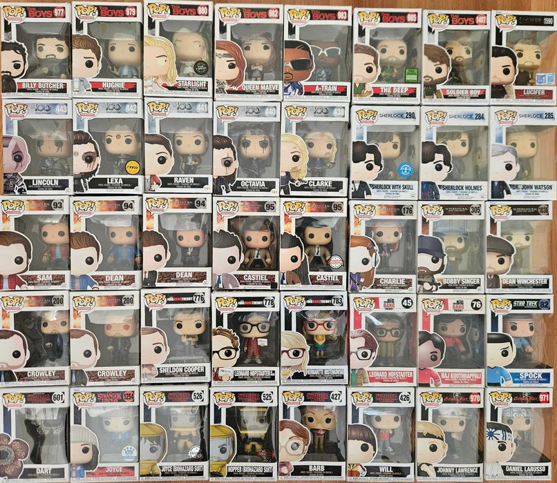 Редки Funko pop-TV,The Walking Dead,Doctor Who,Supernatural,The 100