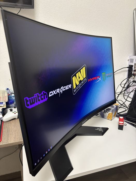 Vand Monitor Led Gigabyte C32QC-A Curbat 31,5 inch 165 hz