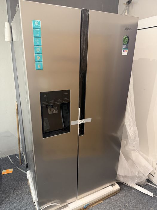 Хладилник Gorenje NRS9182VX, Side-by-Side хладилник, А++, 535 L, NO FROST чисто нов с лепенките