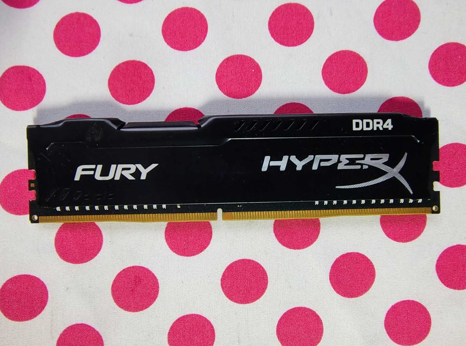 Memorie HyperX Fury Black 8 GB DDR4 2400MHz CL15.