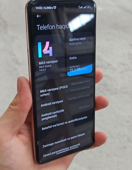 Pocco x 3 pro ideal holatda