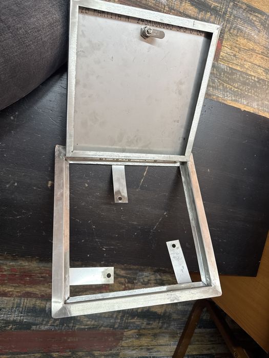 Usa / capac   vizitare inox  34 cm x 34 cm