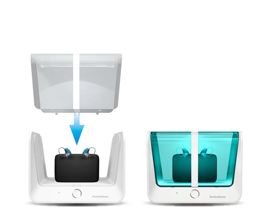 Aparat pentru uscarea aparatelor auditive