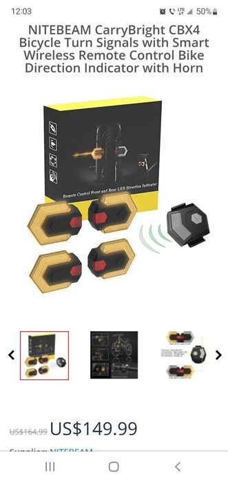 Semnalizari Bluetooth CarryBright CBX4