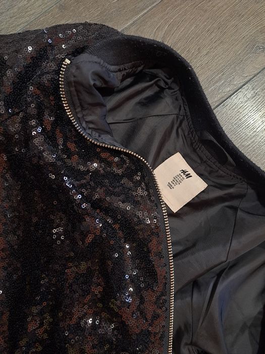 Сет от пайетено яке и раница