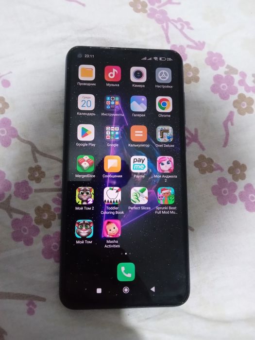 Mi note 9 128/6 aybi yoq barakali tel