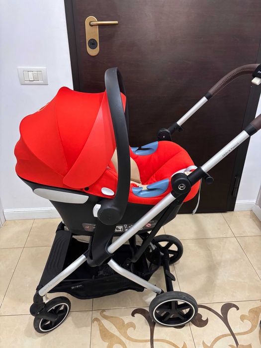 Scoica auto pentru copii Cybex Gold - Aton M i-Size 0-13 kg Gold-burnt red