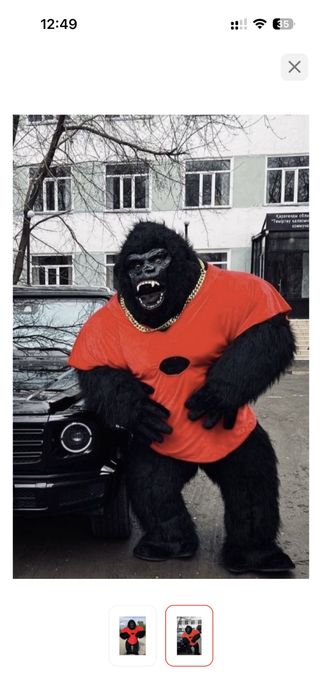 Аниматор горилла