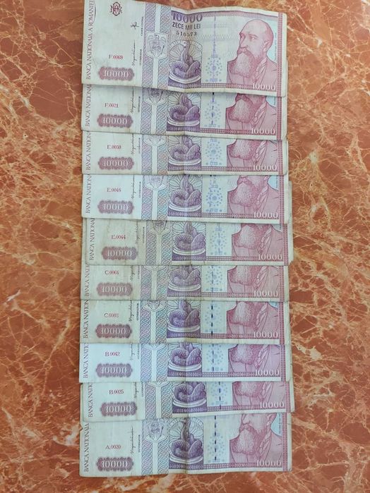 Bancnote 10000 lei 1994