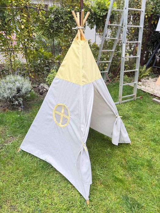 Cort de joacă tip Teepee pentru copii