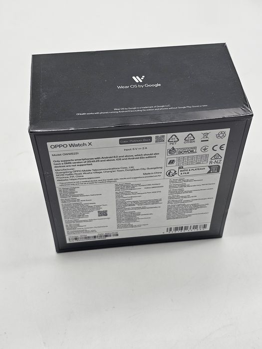 Smartwatch OPPO Watch X compatibil Android Platinum Black