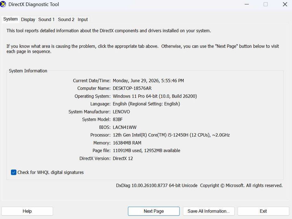 Laptop Lenovo Ideapad 5