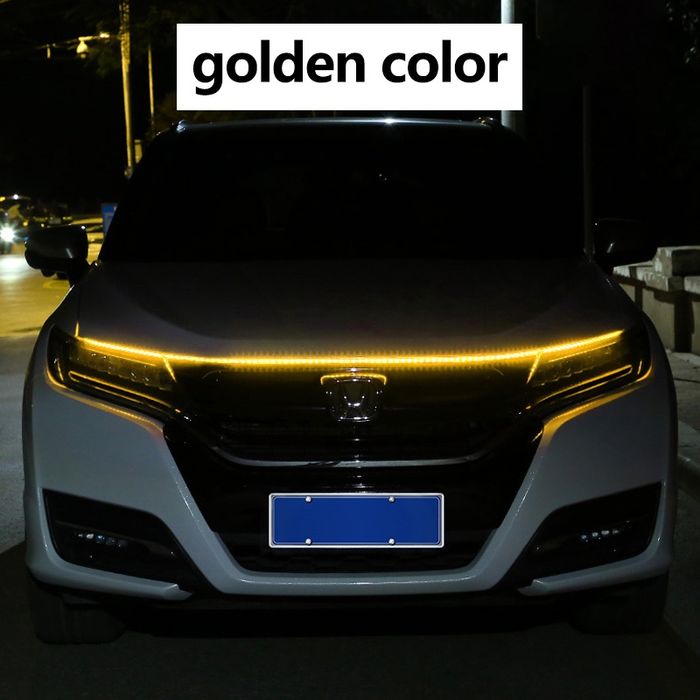 НОВО!!!LED Дневни Светлини лента за капака на автомобила