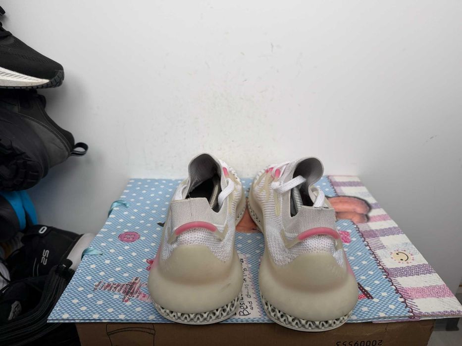 Adidas 4D Fusio Cloud White Pink''оригинални маратонки 46.5 номер