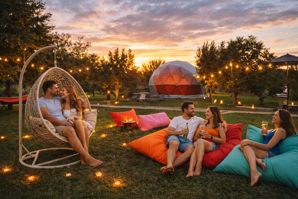 Cazare Paste/ Cabana de inchiriat / Cazare SunGarden Glamping Domes
