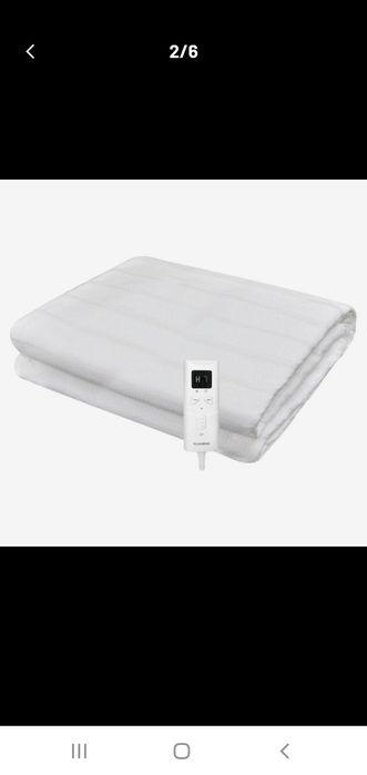 Pătură electrică DUBLĂ Ruianbao 140x160cm – NOUĂ în cutie, import Germania
