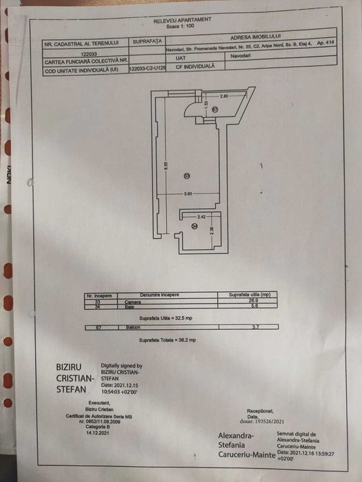 Vanzare garsoniera Navodari - vecin cu marea