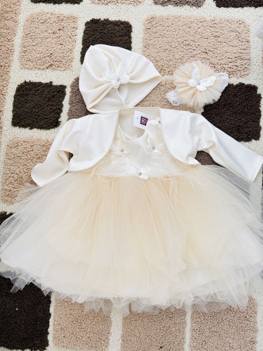 Rochie fetite cu pene