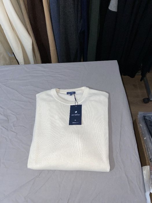 Pulover 100% Cashmere natural – calitate premium – crem