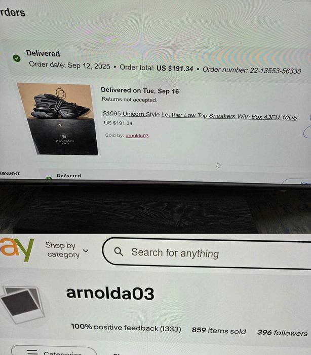 Sneakers Balmain Unicorn black