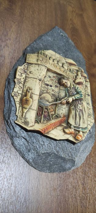 Piatră decorativă , bătrână la cuptor