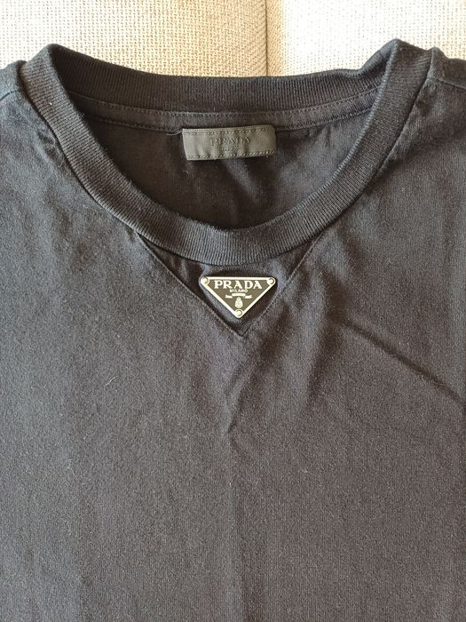 Черна Тениска  PRADA