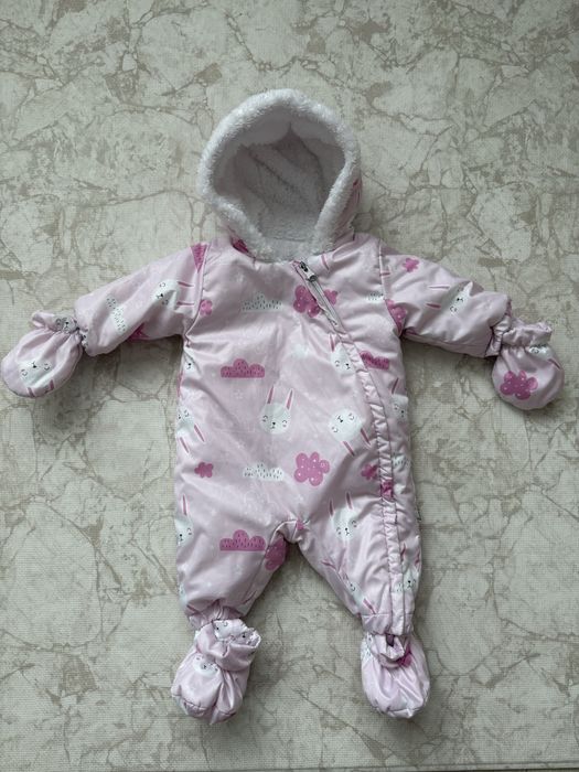 Rainy Бебешки космонавт Розови зайчета